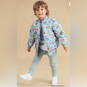 Huxbaby slouchy track pants with pockets in washed jalapeño